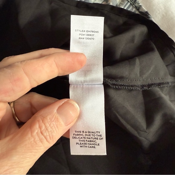 NWT Lulu's Black Floral Print Skater Mini Dress Sz XL Party Wedding  Metallic - Picture 8 of 11